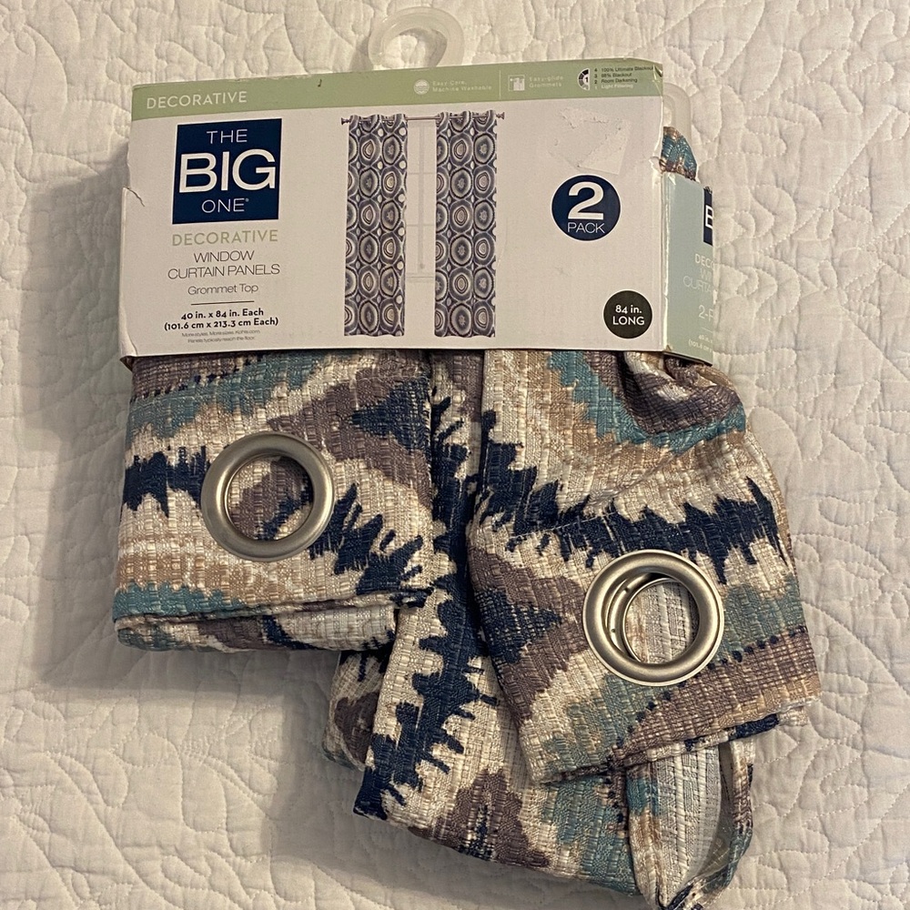 The Big One Geometric Curtains
